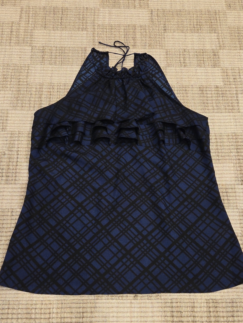 Banana Republic Ruffle Halter Top Size L